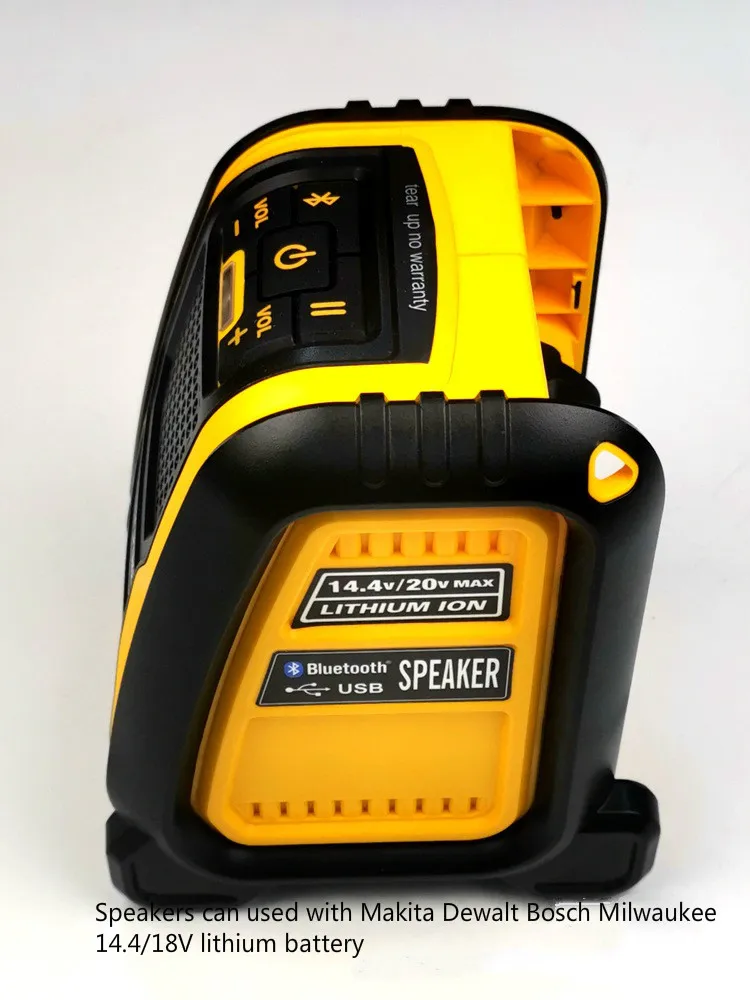 Bluetooth копье питание от 14 4 В/18 в литий ионный аккумулятор для makita dewalt Milwaukee
