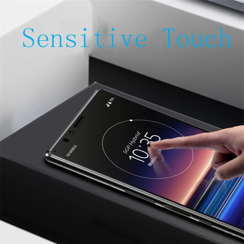 Full cover Tempered glass For Sony Xperia 10 Plus Screen protector Sonny X peria Xperia10 10Plus glas Protective Film | Мобильные