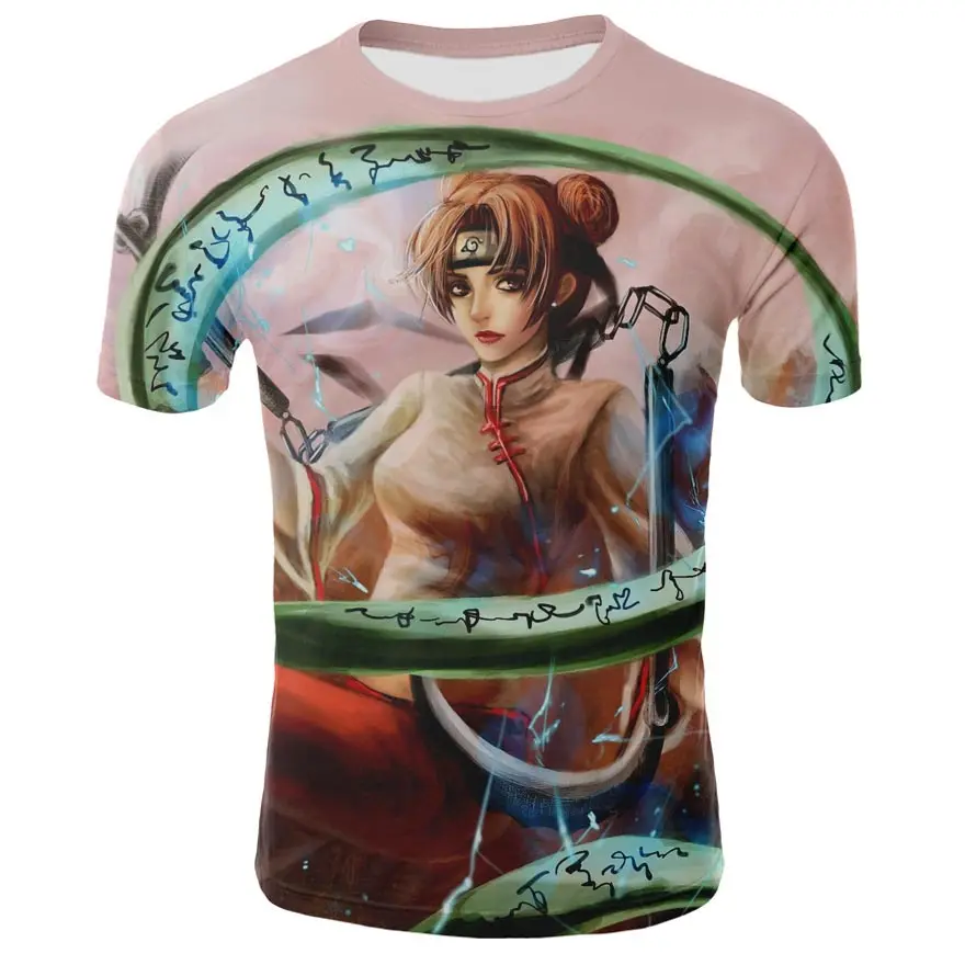 Casual Hip Hop Anime Naruto Boy/Girl Short Sleeve Funny Summer Top T-Shirt s-4xl | Мужская одежда