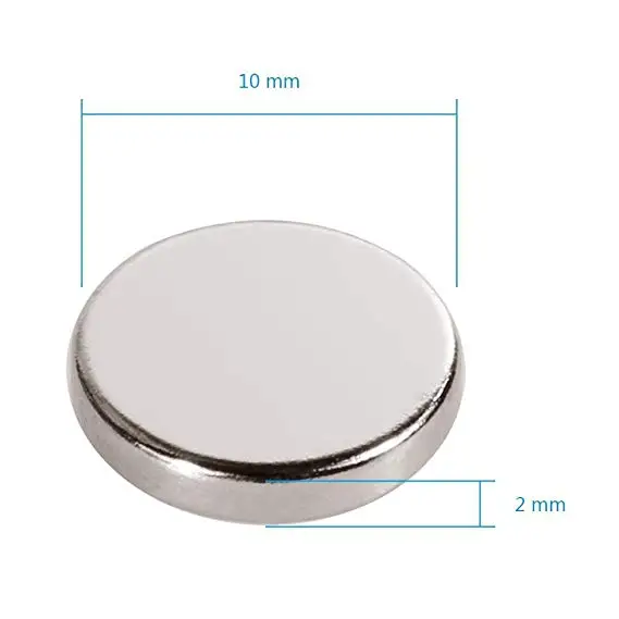 50 шт. Диаметр магнита D10X2mm/D10x5mmStrong Круглые неодимовые магниты NdFeB размер оптом