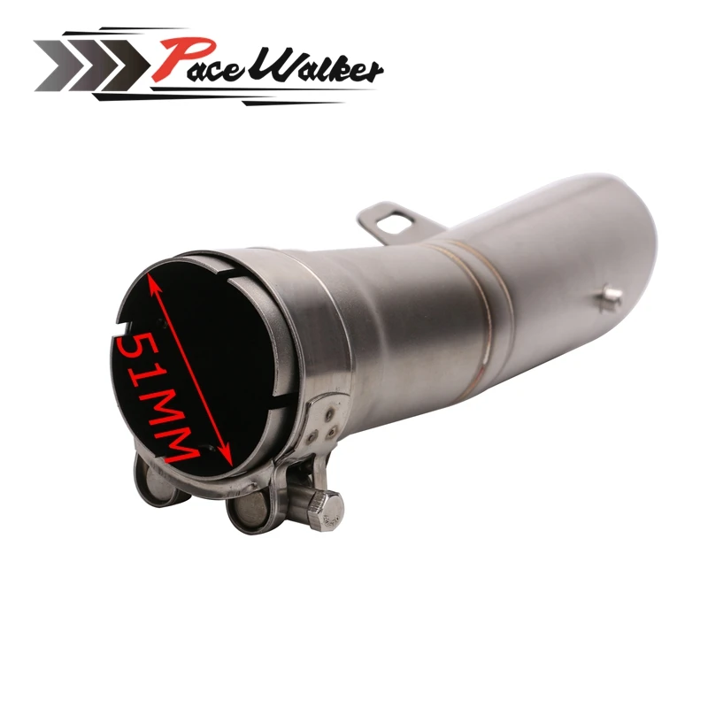 Мотоцикл выхлопной трубы для Yamah YZF R6 (2004 2016) мото Escape мотоцикл глушитель Echappement Moto