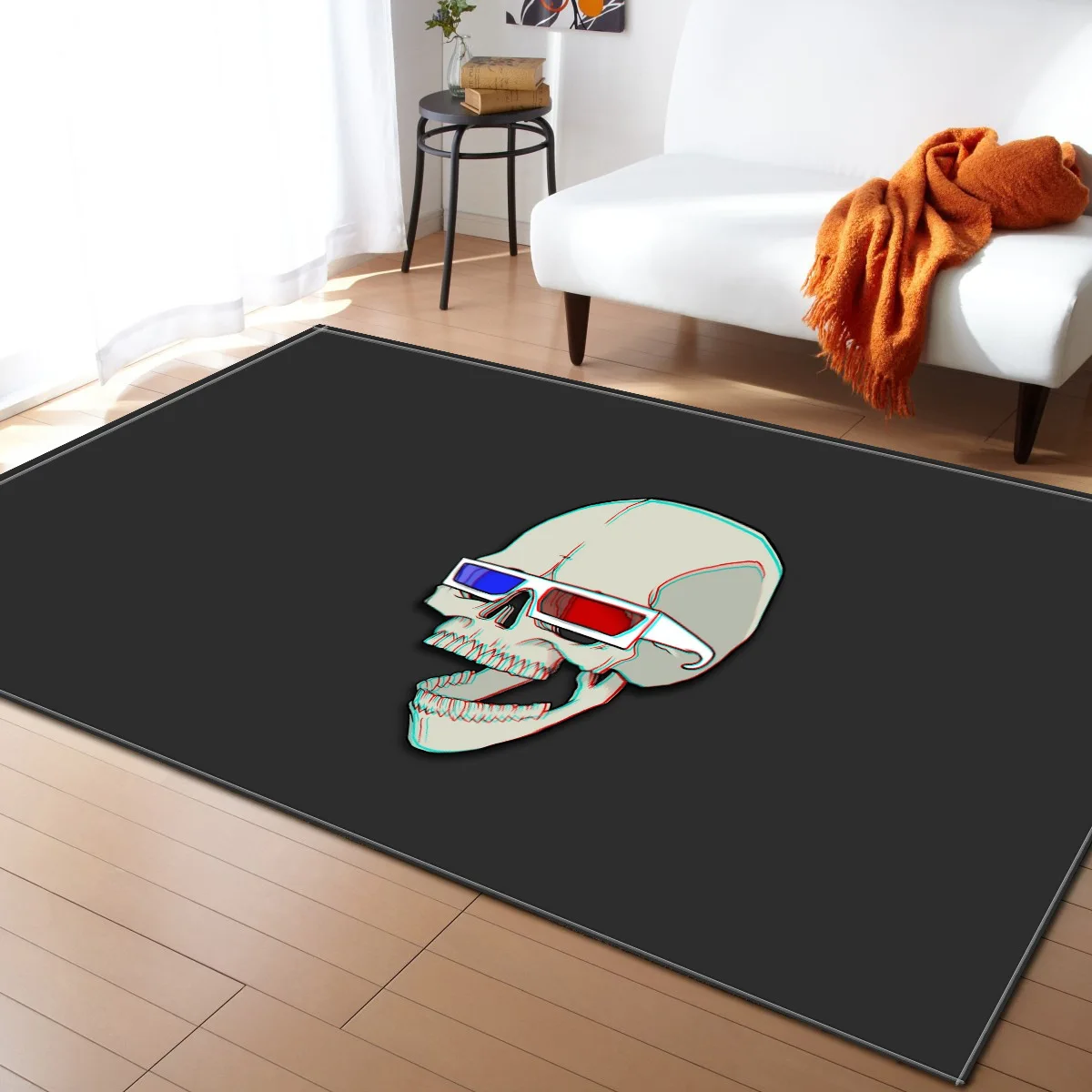 3D Печатный череп шаблон мягкие ковры для гостиной коврики диван кухня против скольжения напольный ковер для детской комнаты домашний декоративный коврик - Цвет: D-303