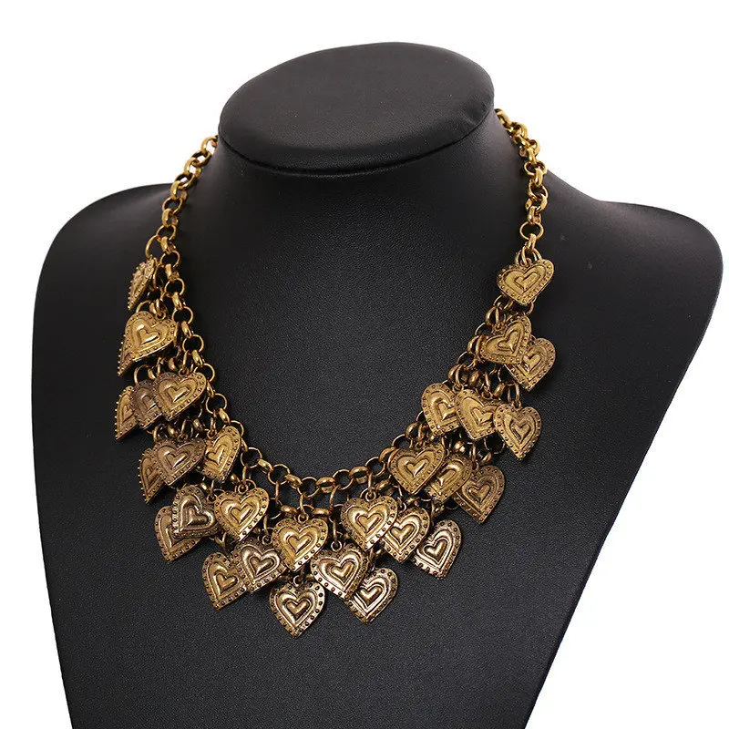 LZHLQ 2020 Multi-layer Hollow Leaf Statement Choker Necklace Collar Maxi Shell Necklaces Women Chain Collier Female Fine Jewelry | Украшения