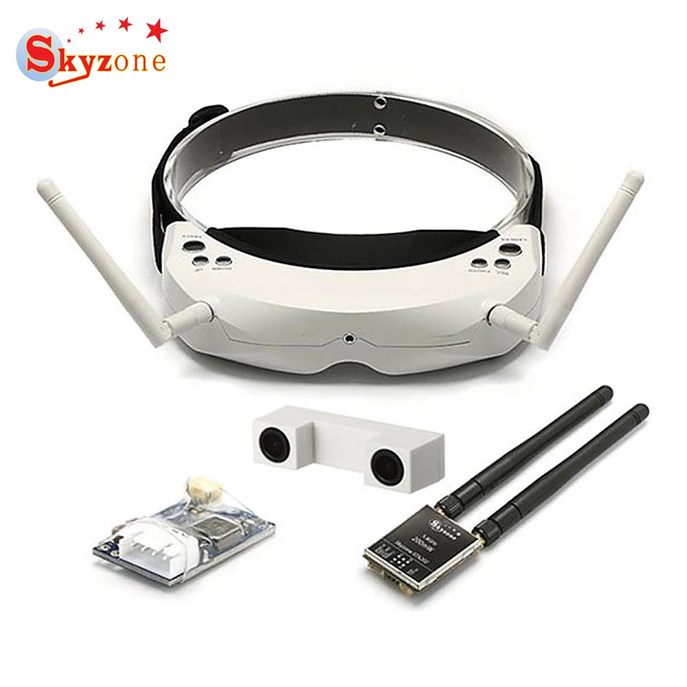 Skyzone SKY02S V + 3D 5 8G 40CH FPV очки с передатчиком головы камеры слежения HDMI DVR трек и