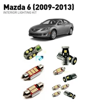 led interior lights for mazda 6 2009 2013 8pc led lights for cars lighting kit automotive bulbs canbus