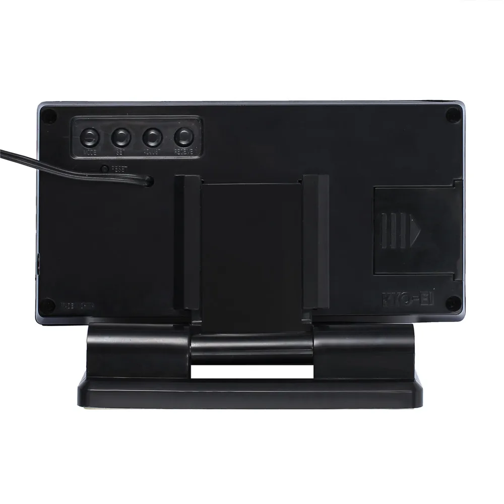 Proster lcd дисплей автомобильные часы-термометр гигрометр Цифровой автомобильный измеритель температуры погоды для помещений и улицы