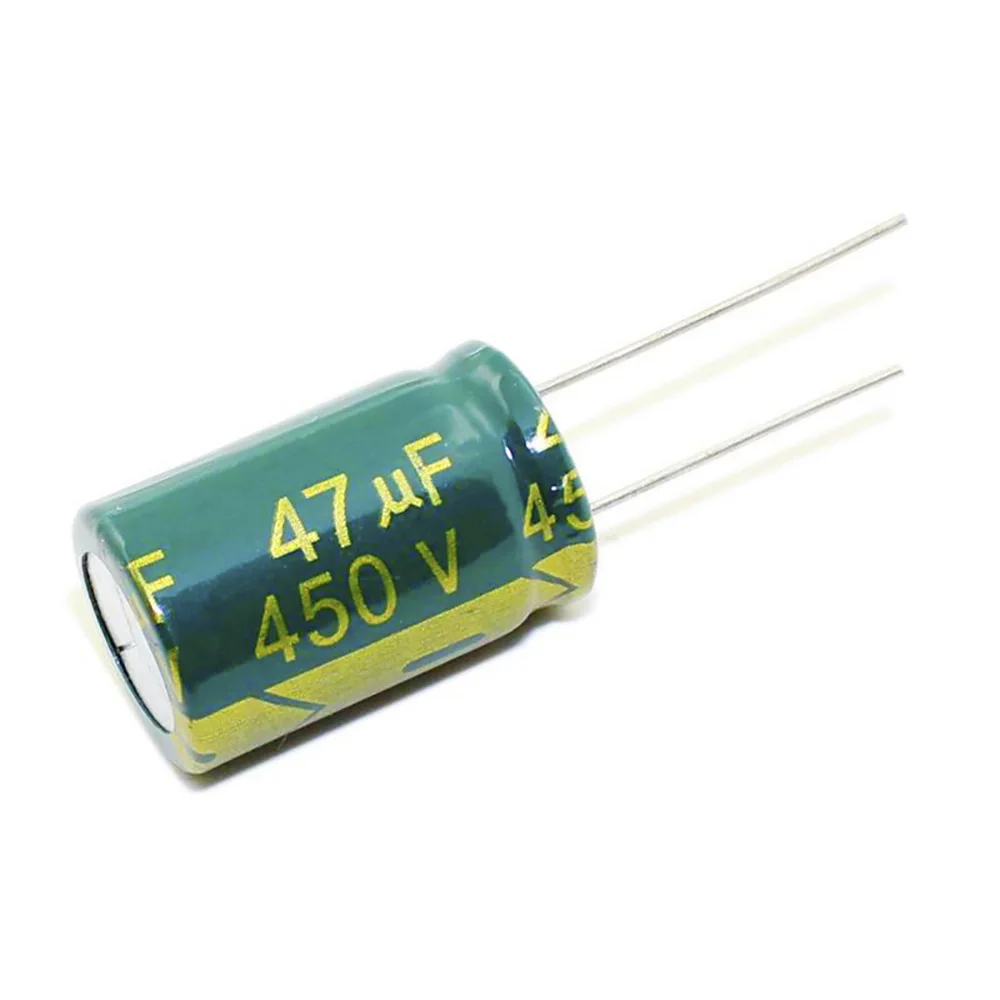 450V 47uF 16x25mm 100 шт./лот электролитический конденсатор с алюминиевой крышкой, 100V 250V 400V 450V 22 мкФ 47 мкФ 68 мкФ 100 мкФ 220 мкФ 330 мкФ 470 мкФ 1000 мкФ высокое частоте низкое сопротивление - Цвет: 450V 47uF 16x25mm