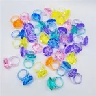 100 оригинальные Акриловые Пластиковые Алмазные кольца в форме петли, детали для игр Chessman для жетона