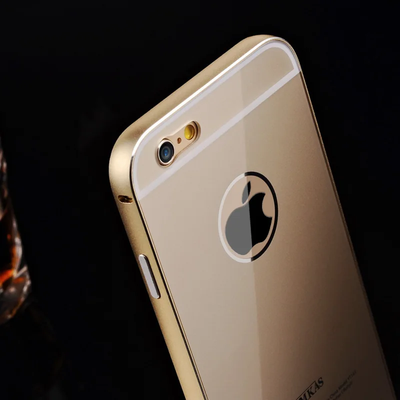 Tomkas ультра тонкий 0.03кг алюминиевый кейс для iPhone 6 plus 5.5 дюймов роскошная