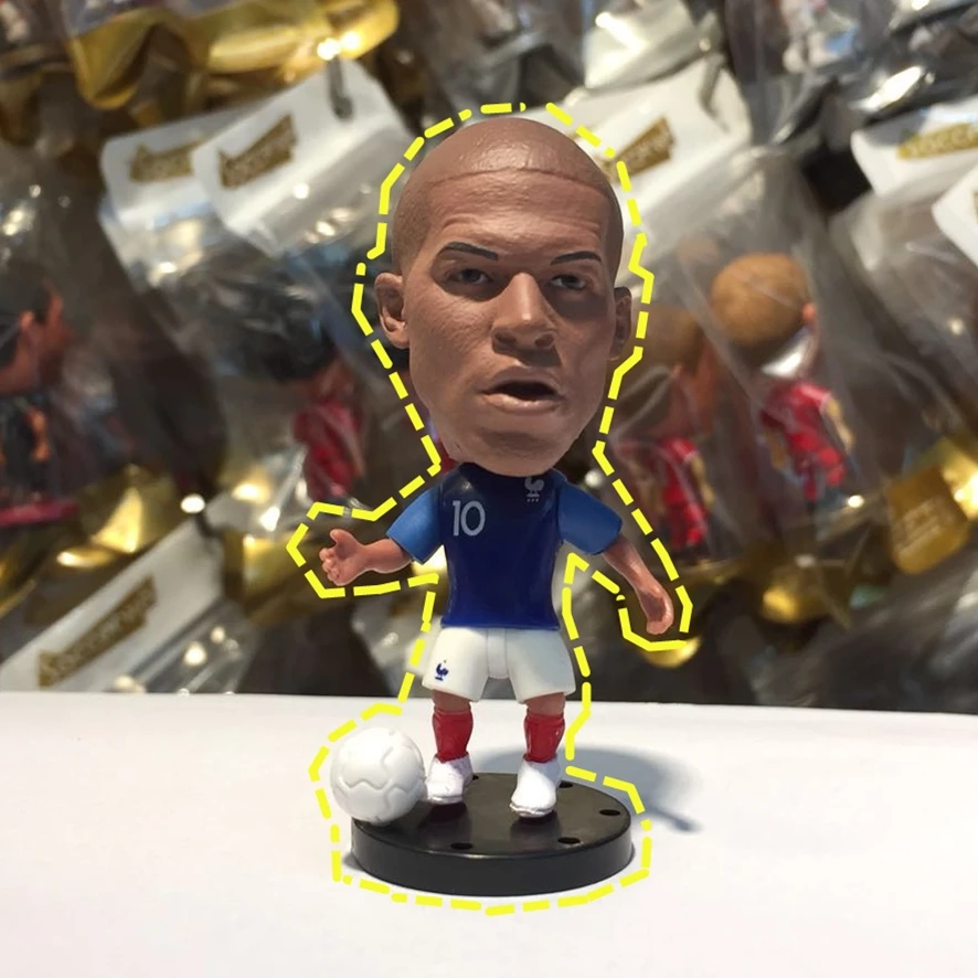 Фигурки кукол Soccerwe Футбольные Звезды Mbappe 2018 2019 10 # подвижные швы Смола Модель