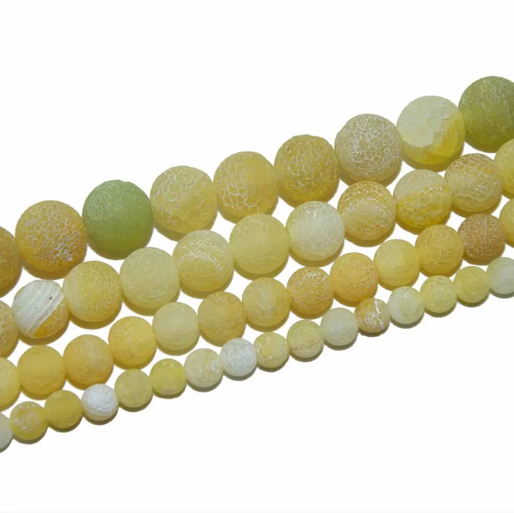 Yellow agate Агаты бирюзой Натуральный Камень Бисер Амазонит Круглые бусины для самостоятельного изготовления ювелирных изделий Цепочки и ожерелья браслета 4/6/8/10/12 мм - Цвет: Yellow agate