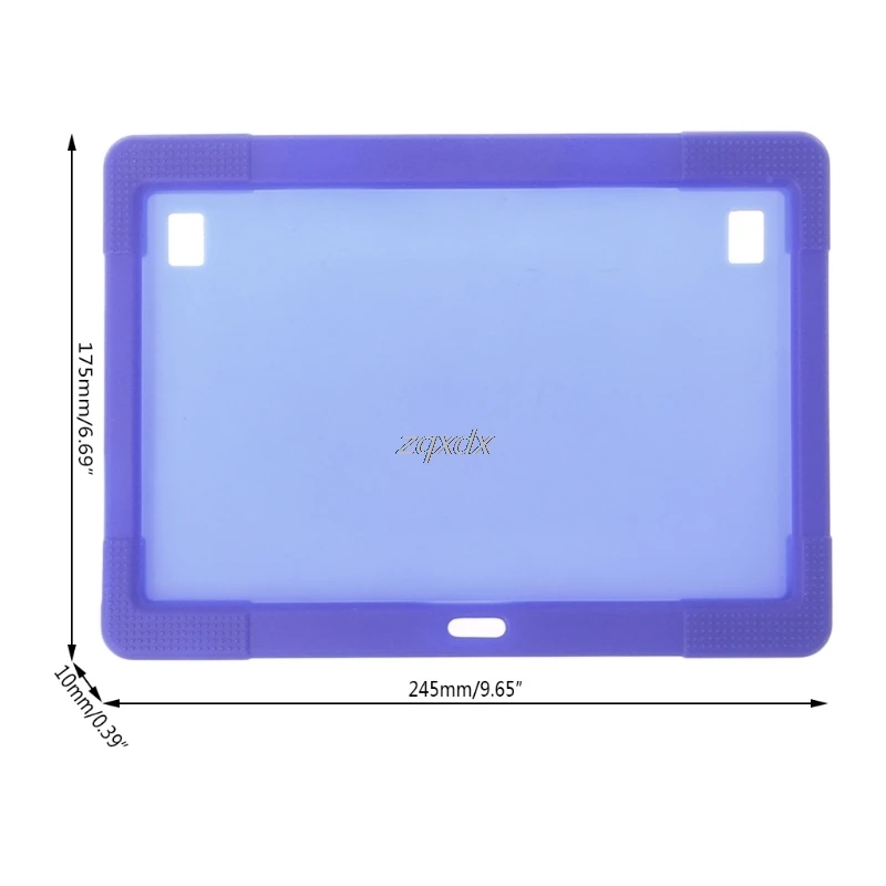 10 1 дюймовый силиконовый чехол для планшета Tab MTK8752 K107 S107 MTK6592 Прямая поставка