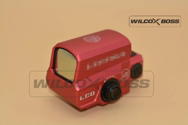 Red Модернизированный LCO прицел Red Dot прицел охотничьи прицелы голографный тактический прицел подходит для любого 20 мм рейку страйкбол пистолет(синий - Цвет: Red