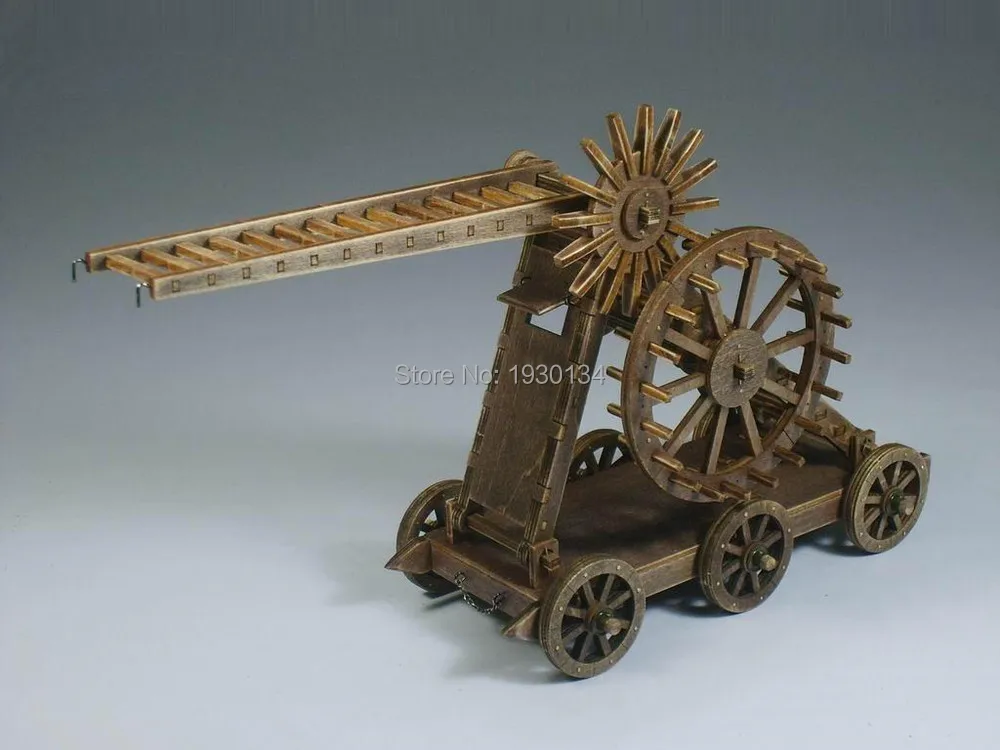 Age of Empires модель колесницы с воздушной лестницей, деревянная модель с инструкциями на английском языке