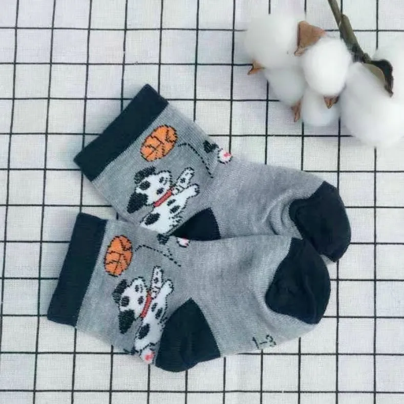 6545LZB Lovely and sweet terylene children socks wholesale cartoon qiu dong street source manufacturer |