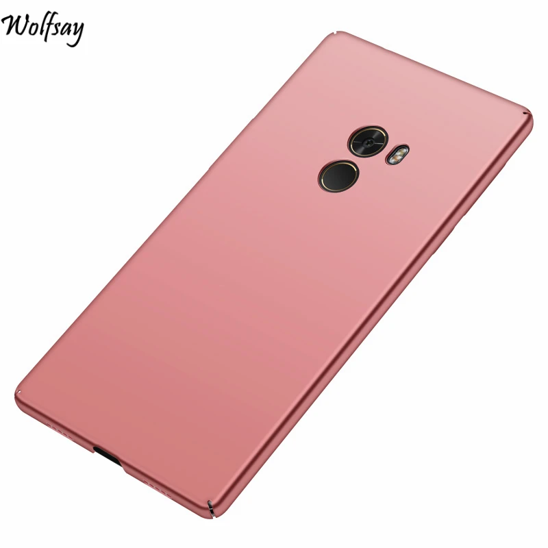 RoseGold Чехол Wolfsay для Xiaomi mi x, Модный Роскошный чехол для телефона из поликарбоната, чехол для Xiaomi mi x, чехол для Xiaomi mi x, 6,4 дюймов, Fundas - Цвет: RoseGold