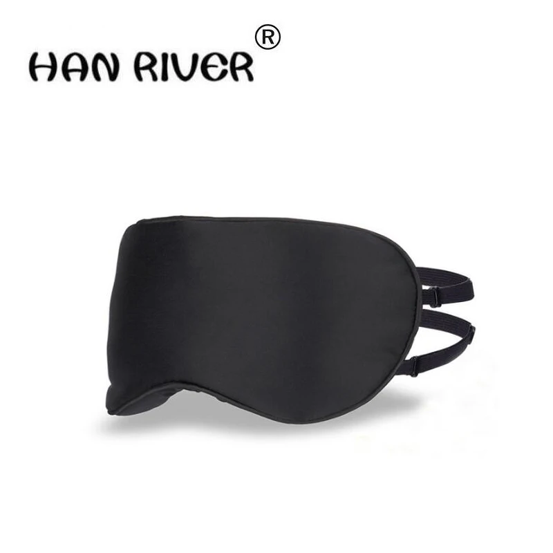 

HANRIVER Travel с шелковой маской для глаз для снятия усталости глаз от ворса светильник и Проветриваемый