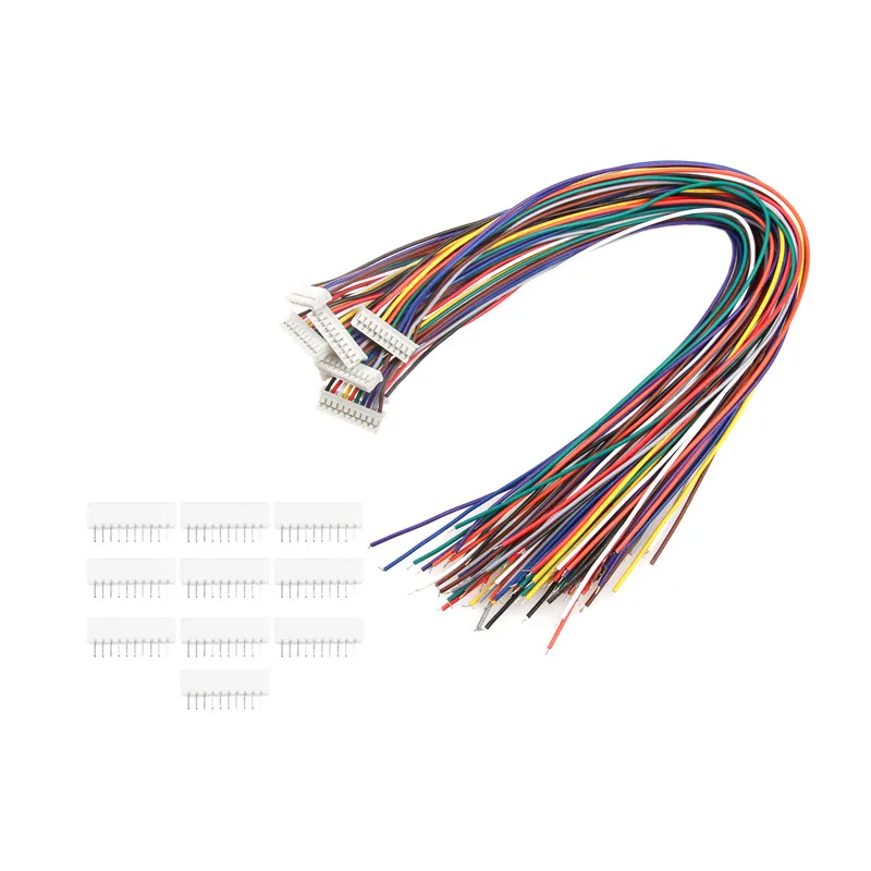 10 комплектов штекерные штырьковые коннекторы 26AWG 300 мм с проводами разъем для