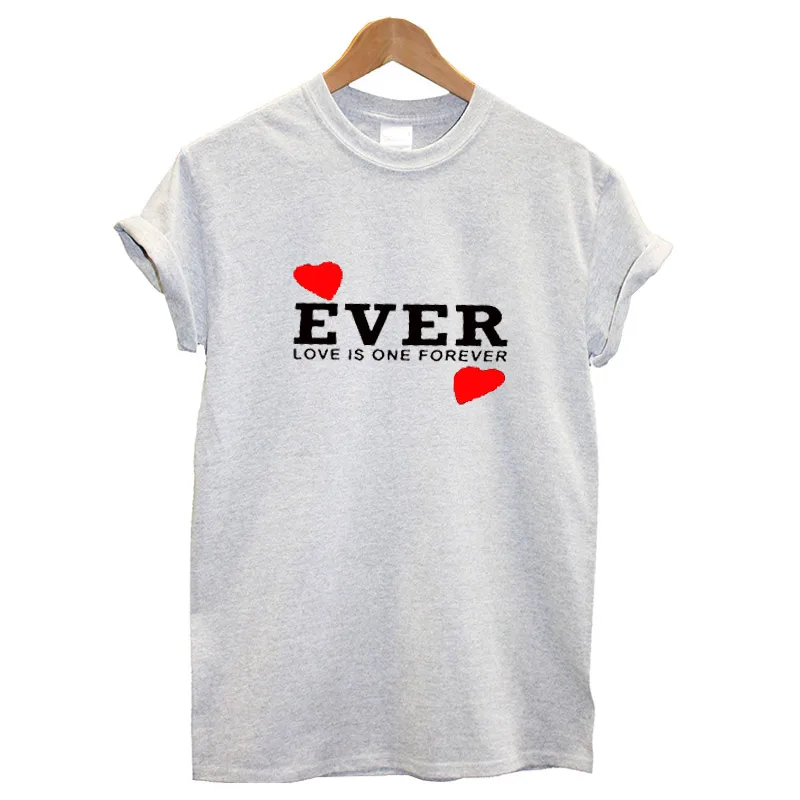 P940WSportsG EnjoytheSpirit унисекс пара подходящая футболка Love Is One Forever 4 Ever футболка Повседневная мягкая хлопковая Футболка XS-2XL модная - Цвет: P940WSportsG