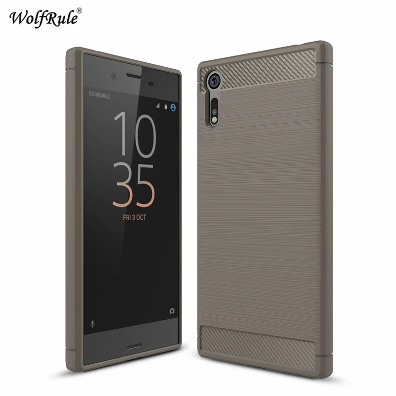 WolfRule чехол для Sony Xperia XZ противоударный силиконовый матовый Стильный XZS F8332 F8331 |