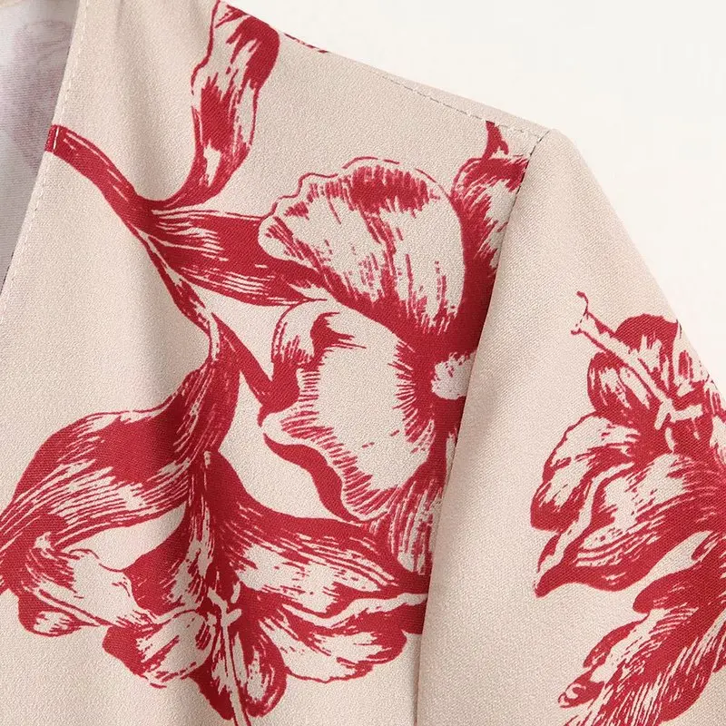 1981-62-9677 European and American Fashion Flower Printed Dresses | Женская одежда