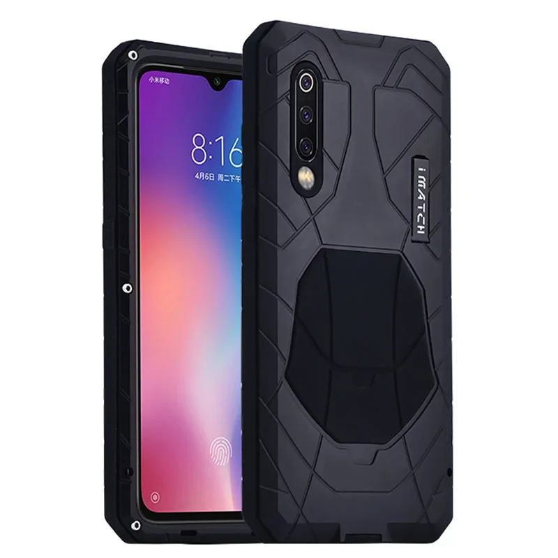 

for Xiaomi Mi 9 Mi9 Case aviation Aluminum alloy metal+Silica back cover for Xiaomi 9 Phone cases