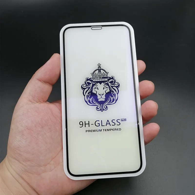Для iPhone X XS полное покрытие закаленное стекло для защита от синего света защитная