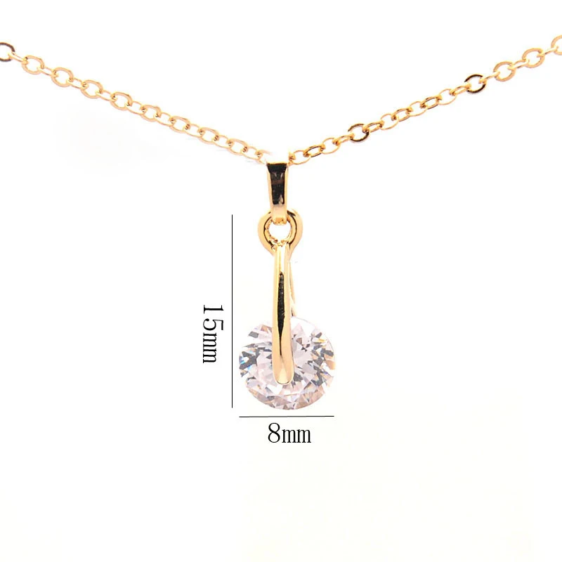 Комплект из колье и серёг с фианитами|jewelry sets for women|crystal jewelry setjewelry |