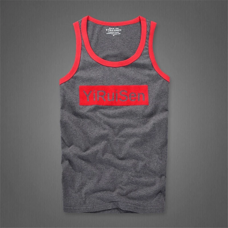 2018 New Fitness Cotton Men Tank Top High quality Fashion Bodybuilding Letter | Мужская одежда