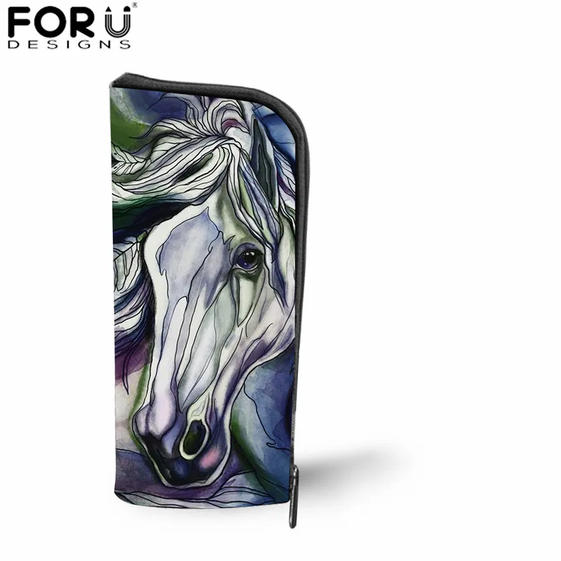 Z3818D FORUDESIGNS/3d рюкзаки с рисунком лошади для Дети Мальчики Школа сумка дети ежедневно сумки для школы 3 шт./компл. Crazy Horse Рюкзак - Цвет: Z3818D