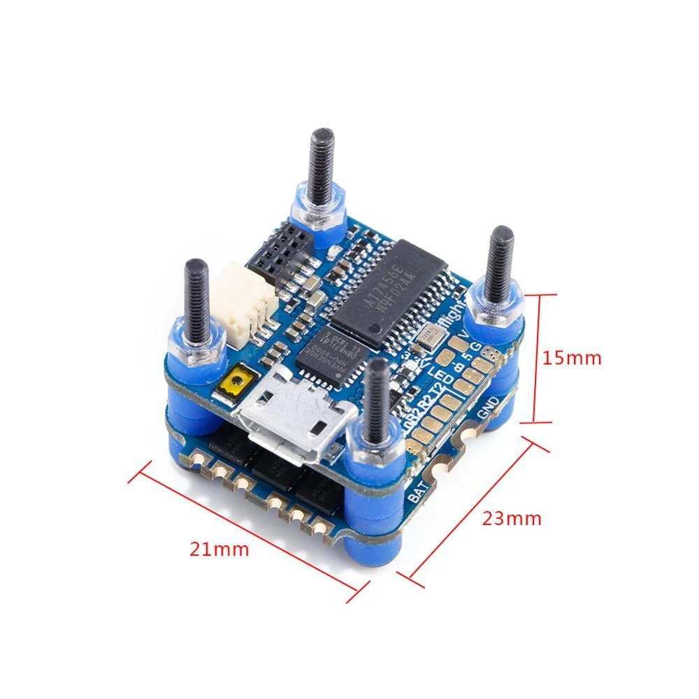 Башенная система Iflight Succex Micro F4 V1 16x16 мм (отверстие m3) с 12a Esc/succex Mpu 6000 Fc для Fpv