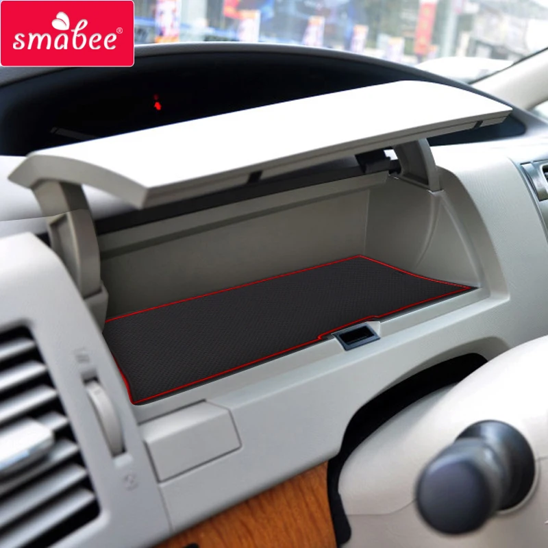 smabee Non-Slip Gate Slot Mat for TOYOTA Estima Previa 2006 - 2012 Mats Interior Accessories Rubber Door Pad Cup Holder |