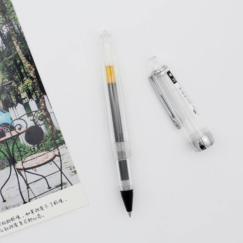 1 шт./лот Jinhao прозрачная гелевая ручка Серебряная клипса хорошее качество 0 5 мм