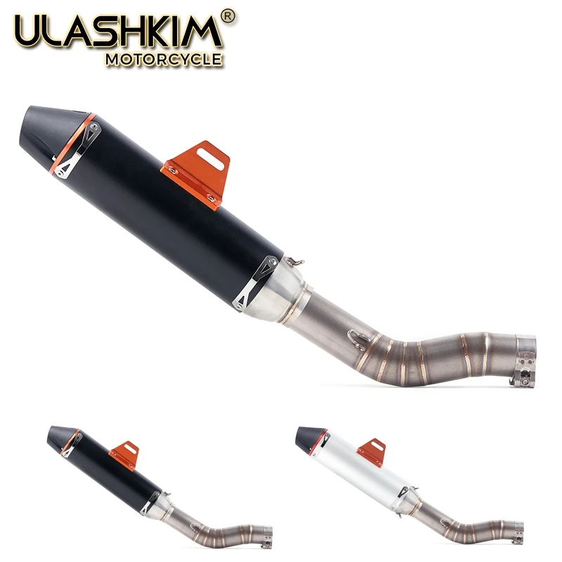 Motorcycle Full System Exhaust Escape Muffler Middle Link Pipe Slip On For suzuki GSXR1000 GSX R1000 GSXR 1000 2003-2006