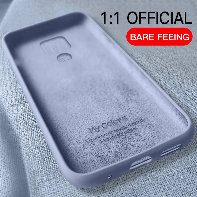 Phone Case For Huawei Mate 20 10 9 P10 P20 P30 Pro Lite Liquid Silicone Original Luxury Cover Nova 3i 5 4 E 2S Cases | Мобильные