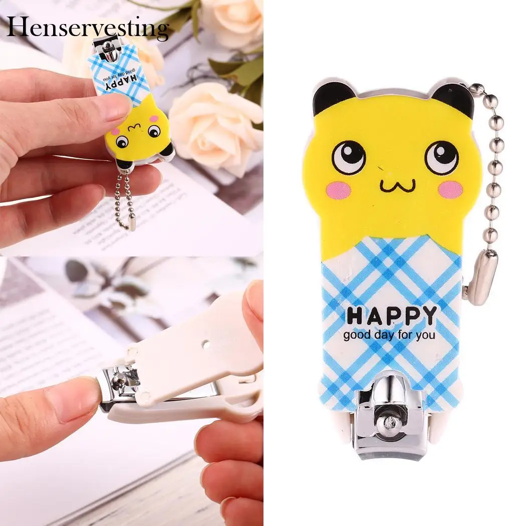 1 шт. мультяшный милый маникюрный клиппер из нержавеющей стали Изогнутое лезвие