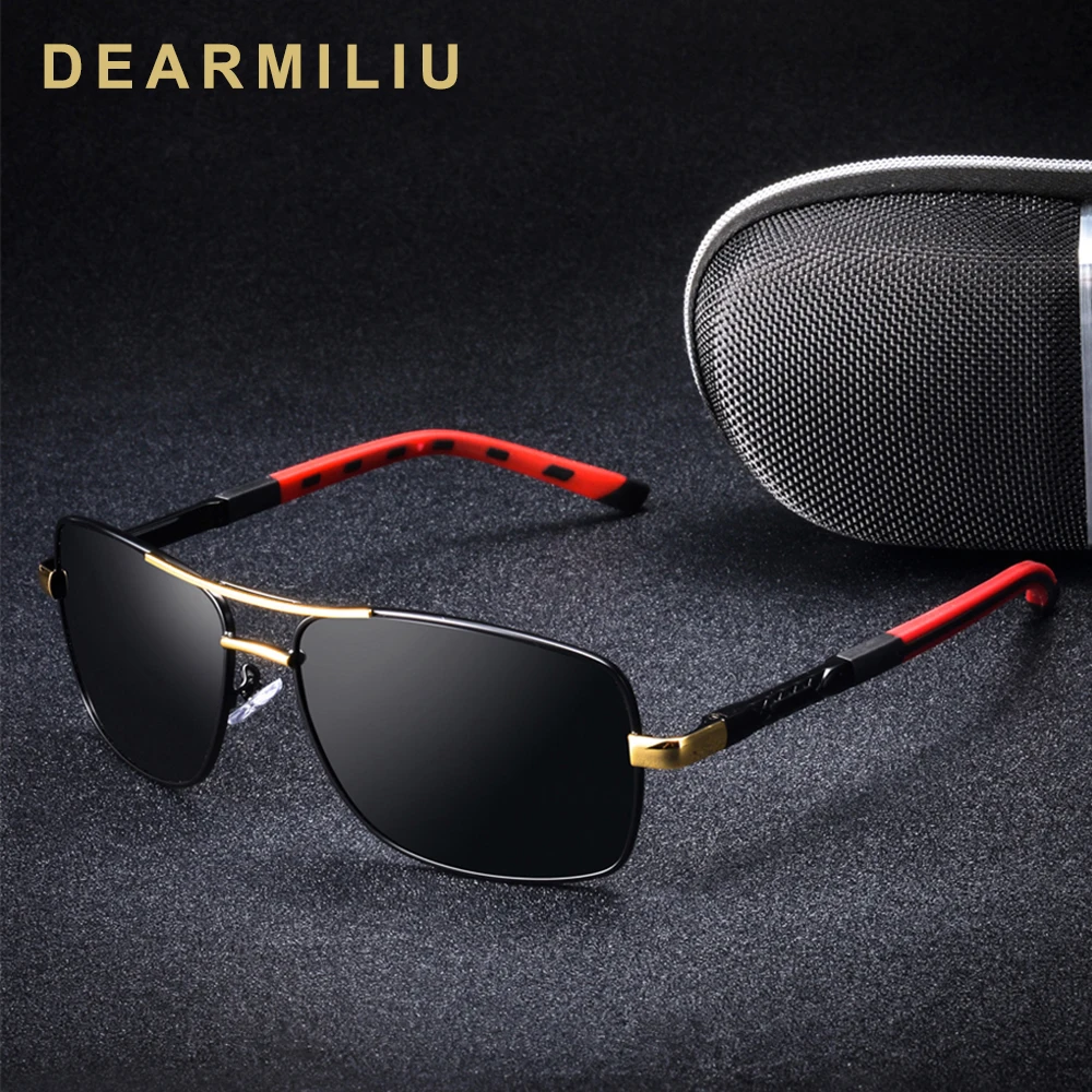 

DEARMILIU Brand 2019 New Men Unisex Pilot Sunglasses Polarized UV400 Mirror Male Sun Glasses Women For Men Oculos de sol 8724