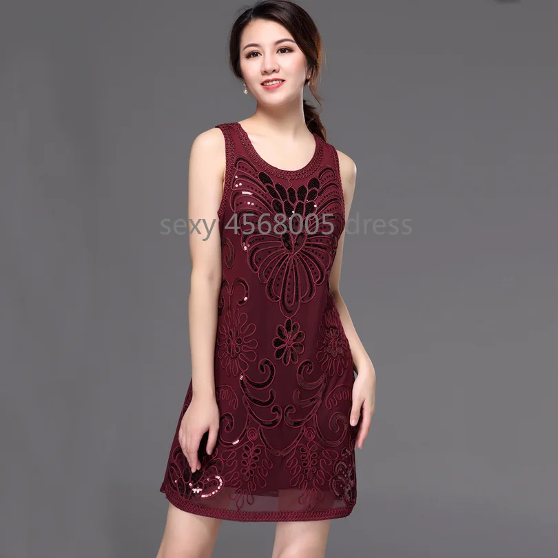 Женская винтажная 20 s повязка с пайетками Deco Bodycon Вечерние платья платье