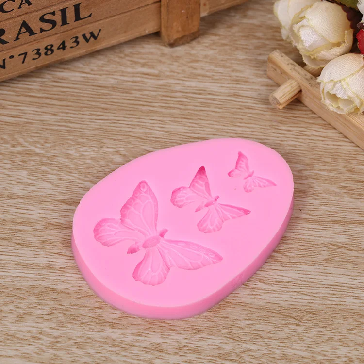 1 шт. силиконовая форма в форме бабочки для торта мыла и кондитерской выпечки