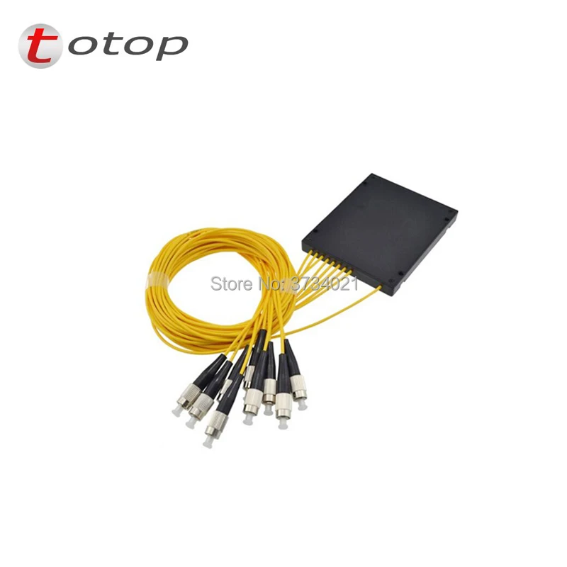 PLC сплит тер ABS соединения FC ups 1X8 одиночный режим Волоконно Оптический FTTH FBT 1 Сплит