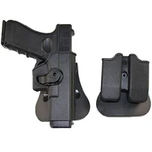 IMI Glock Holster Hunting Tactical Combat Gun Holster for Glock 17 19 22 26 31 Pistol Holsters Airsoft Case with Clip Pouch