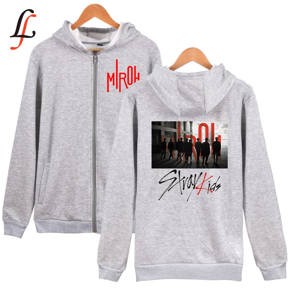 Детская толстовка на молнии straykids Толстовка для женщин и мужчин уличная куртка