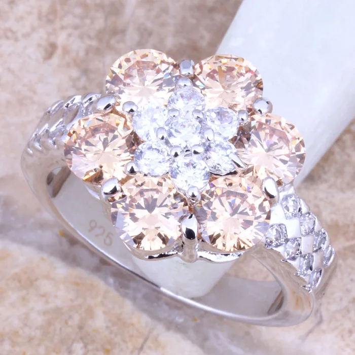 Женское кольцо с серебряным покрытием 6 / 7 8 9 R1407 | Украшения и аксессуары