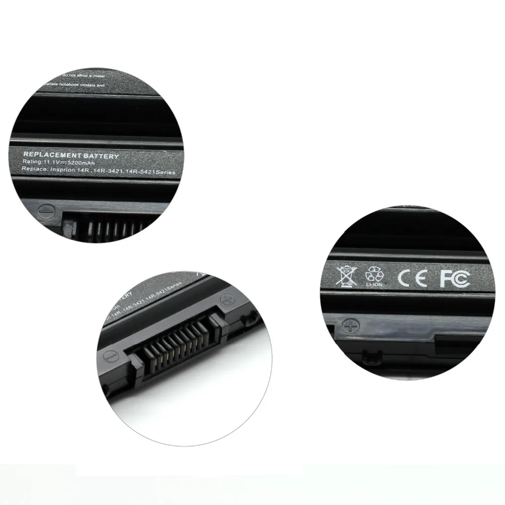 Dinto 11,1 V 5200mAh лаптоп с Батарея 6 ячеек для Dell Inspiron 14R MR90Y 3421 5421 15R 3521 5537 5521 OMF69 24DRM G019Y T1G4M