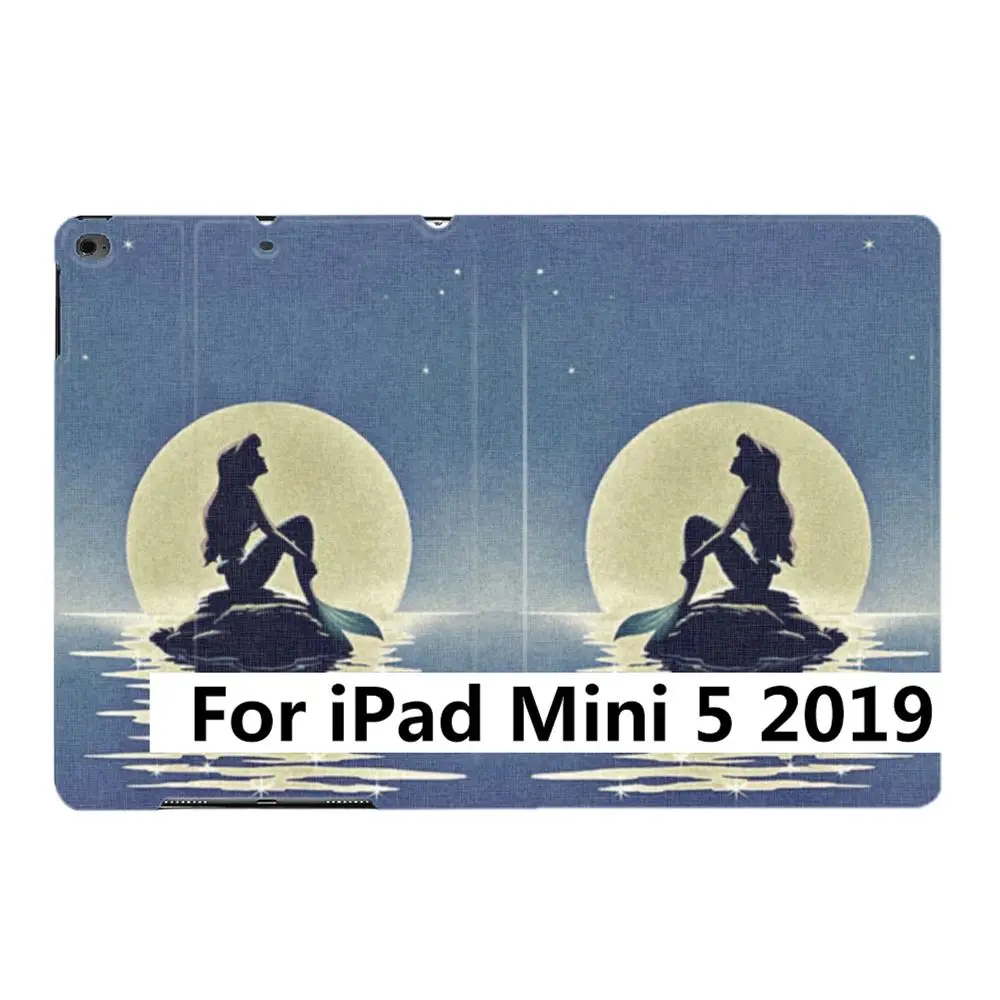 For iPad Mini 5 Русалочка морская Принцесса Ариэль для iPad Air 2 3 5 6th 9," 7th 10,2" 10," PRO Mini 4 5 планшет смарт-чехол - Цвет: For iPad Mini 5