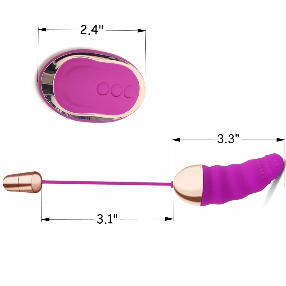Беспроводные шарики Кегеля с дистанционным управлением через USB вибрирующее