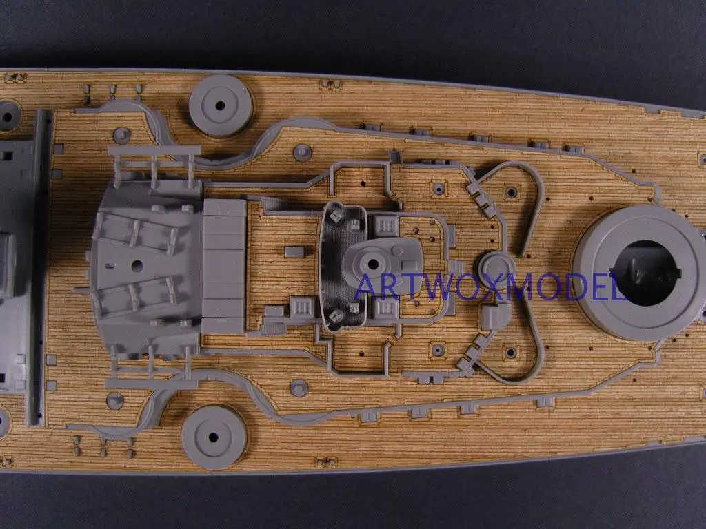 ARTWOX's 05040 немецкий линкор Бисмарк деревянная палуба AW10081