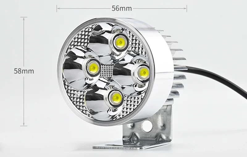 Dc 12v 24v 36v 48v 60v 64v 72v 84v электрический велосипед мотоцикл головной светильник