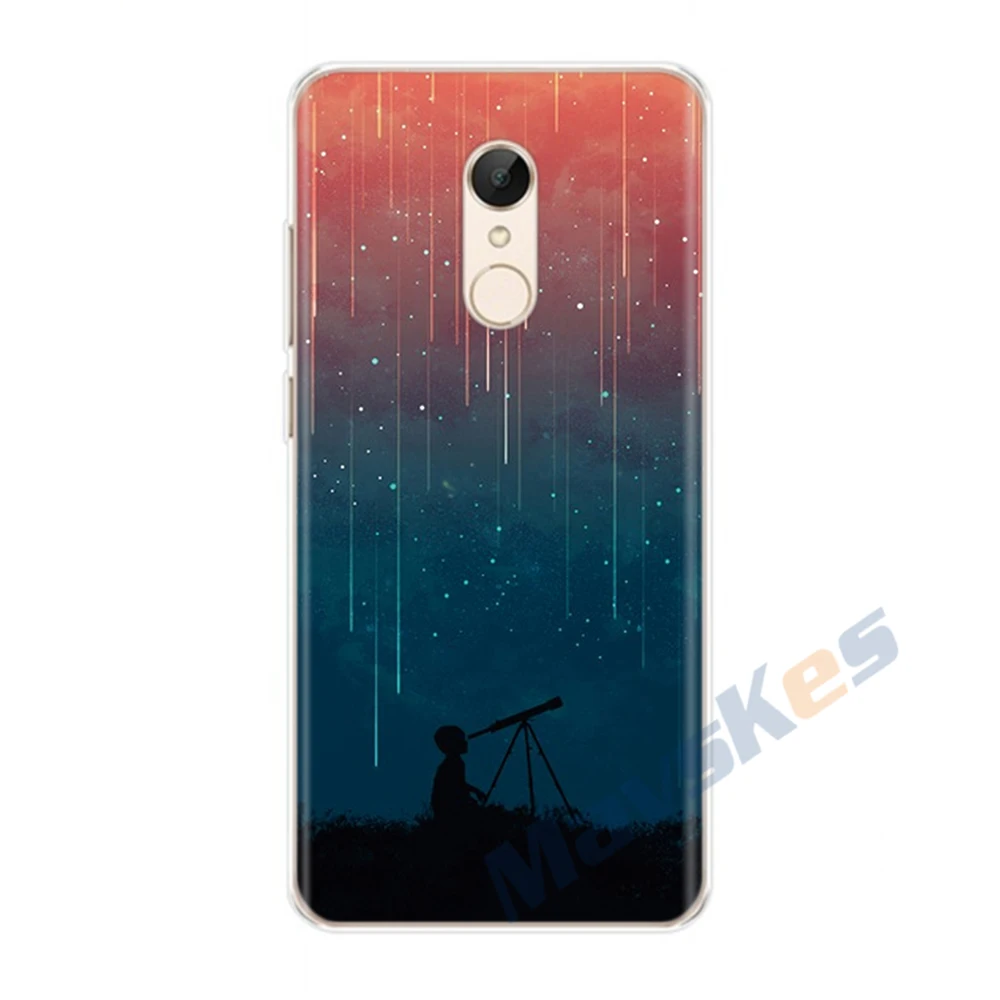 Силиконовый чехол для Xiaomi Redmi 5, чехол 5,7 дюйма, милый чехол с принтом, чехол для телефона s, для Xiomi Redmi 5 Plus, 5,99 дюймов, Redmi5, fundas Coque - Цвет: 24