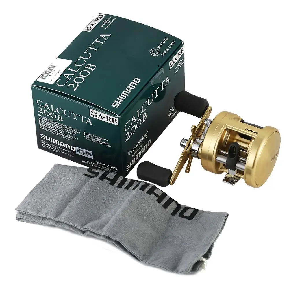SHIMANO CALCUTTA B 200B 201B катушка для ловли на приманку 4BB 5 кг тянущаяся 6 0: 1 литой барабан